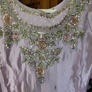 Fatima Khan Misty Lilac Kalidaar with dupatta and trousers. Never worn.
